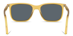 تسوق نظارات شمسية رينزو بإطار مستطيل للجنسين بيرسول بلون عسلي أونلاين.