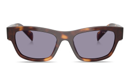 PRADA Triangle Logo Butterfly Sunglasses in Classic Tortoise – Product Photo 1