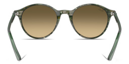 Ray-Ban Bernard Unisex Panthos Sunglasses in Transparent Shade Fantasy Green – Product Photo 4