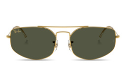 Shop Ray-Ban Explorer 5 Unisex Irregular Sunglasses in Legend Gold online.