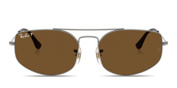 Shop Ray-Ban Explorer 5 Unisex Irregular Sunglasses in Gunmetal online.