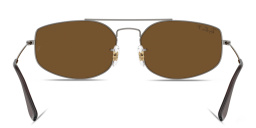 Shop Ray-Ban Explorer 5 Unisex Irregular Sunglasses in Gunmetal online.