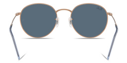 Shop Ray-Ban Round Reverse Unisex Panthos Sunglasses in Rose Gold online.