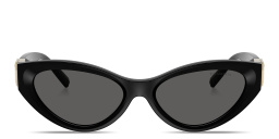 TIFFANY Tiffany T Oval Sunglasses in Black – Product Photo 1