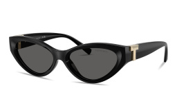 TIFFANY Tiffany T Oval Sunglasses in Black – Product Photo 2