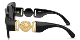 VERSACE Medusa Biggie Maxi Oversized Square Sunglasses in Black – Product Photo 3