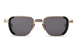 Shop AKONI Eclipse Unisex Square Sunglasses in Black online.