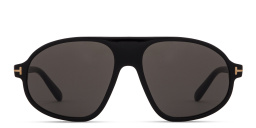 TOM FORD Erol Pilot Sunglasses in Shiny Black – Product Photo 1