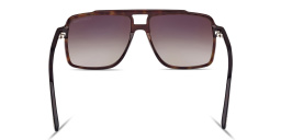 Shop TOM FORD Kemp Aviator Sunglasses in Dark Havana online.