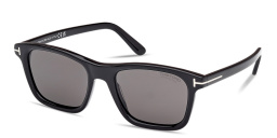 Shop TOM FORD Barron Square Sunglasses in Black online.
