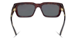 Shop TOM FORD Icon Unisex Rectangle Sunglasses in Dark Havana online.