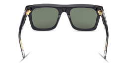 TOM FORD Icon Square Sunglasses in Shiny Black – Product Photo 4
