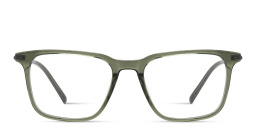 Shop MONOSTROM Rectangle Eyeglasses in Transparent Green online.