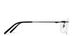 Shop MONOSTROM Wide Rimless Rectangle Eyeglasses in Black online.