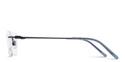 Shop MONOSTROM Rimless Rectangle Eyeglasses in Dark Blue online.