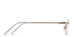 MONOSTROM Rimless Rectangle Eyeglasses in Gold – Product Photo 3