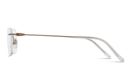 MONOSTROM Rimless Rectangle Eyeglasses in Gold – Product Photo 4
