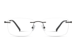 Rimless Rectangle Eyeglasses من MONOSTROM بلون أسود - صورة المنتج 1