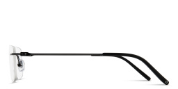 Shop MONOSTROM Rimless Rectangle Eyeglasses in Black online.