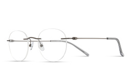 Shop MONOSTROM Rimless Panthos Eyeglasses in Gunmetal online.