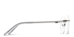 Shop MONOSTROM Rimless Panthos Eyeglasses in Gunmetal online.