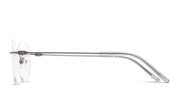 Shop MONOSTROM Rimless Panthos Eyeglasses in Gunmetal online.