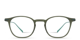Shop MONOSTROM Panthos Eyeglasses in Transparent Green online.