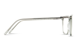 Shop MONOSTROM Wide Square Eyeglasses in Transparent Green online.