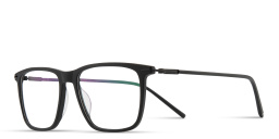 Shop MONOSTROM Wide Square Eyeglasses in Black online.