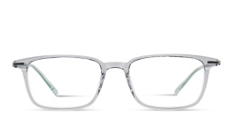 Rectangle Eyeglasses من MONOSTROM بلون رمادي شفاف - صورة المنتج 1