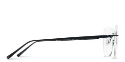 تسوق نظارات طبية واسعة طراز أفياتور بدون إطار MONOSTROM بلون أزرق داكن أونلاين.