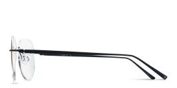 تسوق نظارات طبية واسعة طراز أفياتور بدون إطار MONOSTROM بلون أزرق داكن أونلاين.