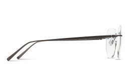 MONOSTROM Rimless Wide Aviator Eyeglasses in Gunmetal – Product Photo 3