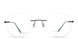 MONOSTROM Rimless Wide Aviator Eyeglasses in Black – Product Photo 1