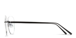 MONOSTROM Rimless Wide Aviator Eyeglasses in Black – Product Photo 4