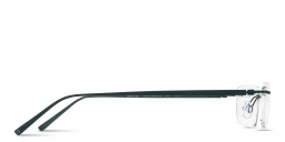 Shop MONOSTROM Rimless Rectangle Eyeglasses in Green online.