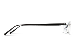 Shop MONOSTROM Rimless Rectangle Eyeglasses in Black online.