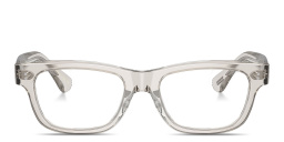 Shop OLIVER PEOPLES Rosson Unisex Rectangle Eyeglasses in Black Diamond online.