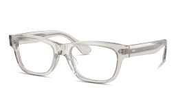 Shop OLIVER PEOPLES Rosson Unisex Rectangle Eyeglasses in Black Diamond online.