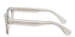 Shop OLIVER PEOPLES Rosson Unisex Rectangle Eyeglasses in Black Diamond online.