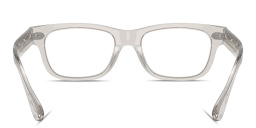 Shop OLIVER PEOPLES Rosson Unisex Rectangle Eyeglasses in Black Diamond online.