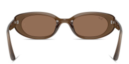 Shop Ray-Ban Bio-Based Unisex Pillow Sunglasses in Shiny Opal Brown online.