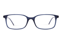EYE'M Rectangle Eyeglasses in Transparent Navy Blue – Product Photo 1