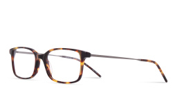 EYE'M Rectangle Eyeglasses in Tortoise – Product Photo 2
