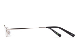Shop EYE'M Rectangle Eyeglasses in Silver online.