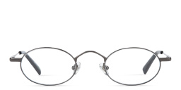EYE'M Oval Eyeglasses in Dark Gunmetal – Product Photo 1