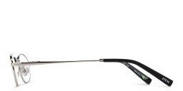 EYE'M Oval Eyeglasses in Silver – Product Photo 4