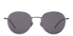 Shop EYE'M Round Sunglasses in Gunmetal online.