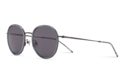 Shop EYE'M Round Sunglasses in Gunmetal online.