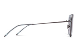 Shop EYE'M Round Sunglasses in Gunmetal online.